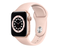 Apple Watch 6 40/Gold Aluminium/Pink Sport GPS - 592187 - zdjęcie 1