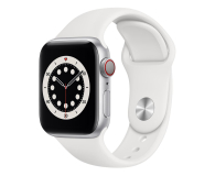 Apple Watch 6 40/Silver Aluminium/White Sport LTE