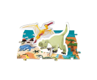 Janod Puzzle edukacyjne z figurkami 3D Dinozaury 200 elementów 6+ - 1008739 - zdjęcie 4