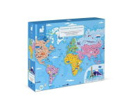 Janod Puzzle edukacyjne z figurkami 3D Cuda świata 350 elementów 7 - 1008738 - zdjęcie 1
