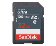 SanDisk 32GB SDHC Ultra C10 100MB/s UHS-I - 617433 - zdjęcie 1