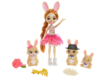 Mattel Enchantimals Rodzina Wielopak Króliczki Brystal Bunny Lalka - 1014031 - zdjęcie 1