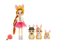 Mattel Enchantimals Rodzina Wielopak Króliczki Brystal Bunny Lalka - 1014031 - zdjęcie 6