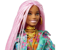 Barbie Fashionistas Extra Moda Lalka Kwiatowy strój - 1023523 - zdjęcie 4