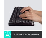 Logitech K120 Keyboard czarna USB - 57307 - zdjęcie 7