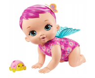 Mattel My Garden Baby Raczkujący Bobasek-Motylek Różowe Włosy - 1028581 - zdjęcie 1