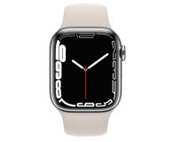 Apple Watch 7 45/Silver Steel/Starlight Sport LTE - 686477 - zdjęcie 2