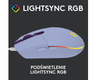 Logitech G102 LIGHTSYNC lilac - 592501 - zdjęcie 4