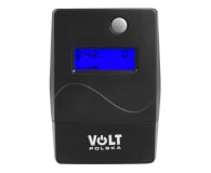 VOLT Micro UPS (1000VA/600W, 2x FR, AVR, LCD, USB) - 628630 - zdjęcie 3
