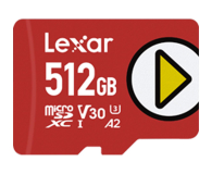 Lexar 512GB microSDXC PLAY A2 V30 U3 - 628598 - zdjęcie 1