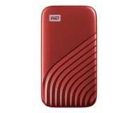 WD My Passport SSD 500GB USB 3.2 Gen. 2 Czerwony - 624945 - zdjęcie 1