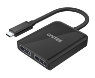 Unitek Adapter USB-C - 2x DisplayPort 1.4 (8K/60Hz)