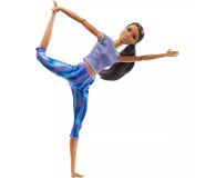 Barbie Made To Move lalka gimnastyczka Niebieskie ubranko - 1017982 - zdjęcie 2