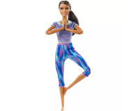 Barbie Made To Move lalka gimnastyczka Niebieskie ubranko - 1017982 - zdjęcie 3