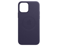 Apple Skórzane etui iPhone 12 Pro Max ciemny fiolet - 648984 - zdjęcie 2