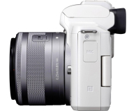 Canon EOS M50 biały + EF-M 15-45mm f/3.5-6.3 IS STM - 646538 - zdjęcie 5