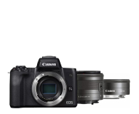 Canon EOS M50 czarny + EF-M 15-45mm f/3.5-6.3 IS STM+ EF-M  22mm - 646537 - zdjęcie 1