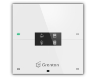 Grenton SMART PANEL 4B, OLED, TF-Bus, biały - 649580 - zdjęcie 1