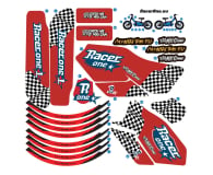 Racerone R1 Go Red Checkers - 1022767 - zdjęcie 6