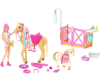 Barbie Koniki Stylizacja i opieka Zestaw Lalka + konie i akcesoria - 1023506 - zdjęcie 6