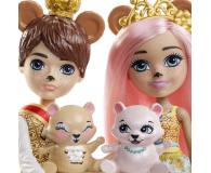 Mattel Enchantimals Królewskie lalki Bear Braylee i Bannon - 1023325 - zdjęcie 2