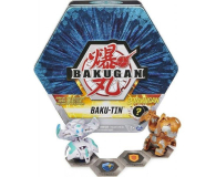 Spin Master Bakugan Baku-Tin Niebieska puszka + 2 figurki - 1024152 - zdjęcie 2