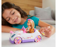 Barbie Chelsea Tęczowy Zestaw autko + lalka - 1023214 - zdjęcie 3