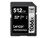 Lexar 512GB 1066x Professional SDXC UHS-I U3 V30 - 676092 - zdjęcie 1