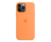 Apple Silikonowe etui iPhone 13 Pro Max miodowy - 681222 - zdjęcie 1