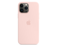 Apple Silikonowe etui iPhone 13 Pro Max kredowy róż - 681224 - zdjęcie 1