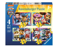 Ravensburger Puzzle 2D Psi Patrol 4w1 - 1027049 - zdjęcie 1