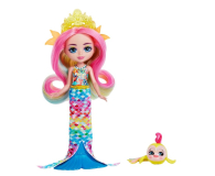 Mattel Enchantimals Rainey Rainbow Lalka Ryba i figurka Flo - 1033702 - zdjęcie 1