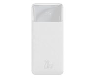 Baseus Bipow 30000mAh, 2xUSB, USB-C, 20W (biały) - 711356 - zdjęcie 1
