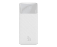 Baseus Bipow 10000mAh, 2xUSB, USB-C, 20W (biały) - 711352 - zdjęcie 1