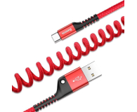 Baseus Kabel USB-A - USB-C 1m (sprężynowy) - 1079268 - zdjęcie 4