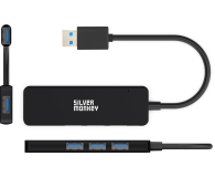 Silver Monkey USB-A 4x USB 3.0 (Black) - 1055587 - zdjęcie 2
