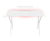 Genesis Biurko gamingowe HOLM 320 RGB białe - 1077883 - zdjęcie 1
