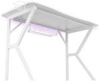Genesis Biurko gamingowe HOLM 320 RGB białe - 1077883 - zdjęcie 6