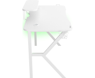 Genesis Biurko gamingowe HOLM 320 RGB białe - 1077883 - zdjęcie 5