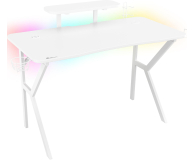 Genesis Biurko gamingowe HOLM 320 RGB białe - 1077883 - zdjęcie 2