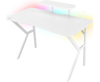 Genesis Biurko gamingowe HOLM 320 RGB białe - 1077883 - zdjęcie 3