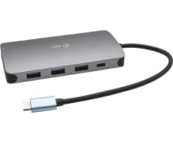 i-tec USB-C Metal Nano Travel Dock HDMI LAN SD PD100W Charger 112W - 1070138 - zdjęcie 2