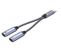 Unitek Adapter USB-C -2 x USB-C (audio, 18W)) - 1063340 - zdjęcie 3