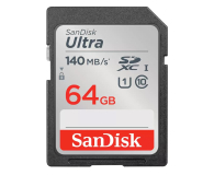 SanDisk 64GB SDXC Ultra 140MB/s C10 UHS-I