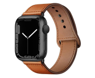 Tech-Protect Pasek Leatherfit do Apple Watch brown - 1089079 - zdjęcie 1