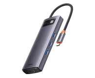 Baseus Hub USB-C 6w1 Metal Gleam Series - 1088618 - zdjęcie 1