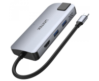 Unitek USB-C 2x USB-A HDMI 4K RJ-45 PD 100W - 1078699 - zdjęcie 2