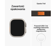 Apple Watch Ultra Titanium/Black Gray Trail Loop S/M LTE - 1071586 - zdjęcie 9