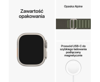Apple Watch Ultra Titanium/Green Alpine Loop M LTE - 1070877 - zdjęcie 9