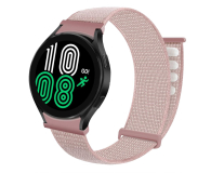 Tech-Protect Pasek Nylon do Samsung Galaxy Watch 4 / 5 / 5 Pro pearl pink - 1093761 - zdjęcie 1